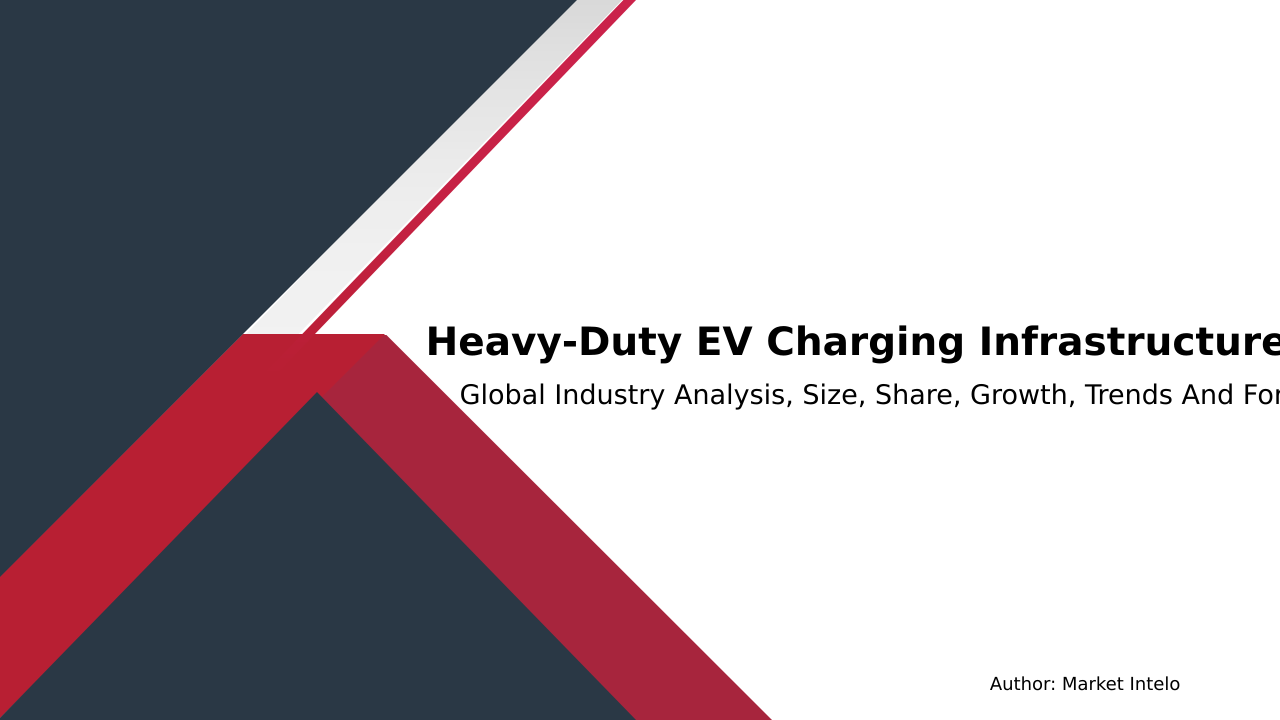 Heavy-Duty EV Charging Infrastructure Market Research Report 2033