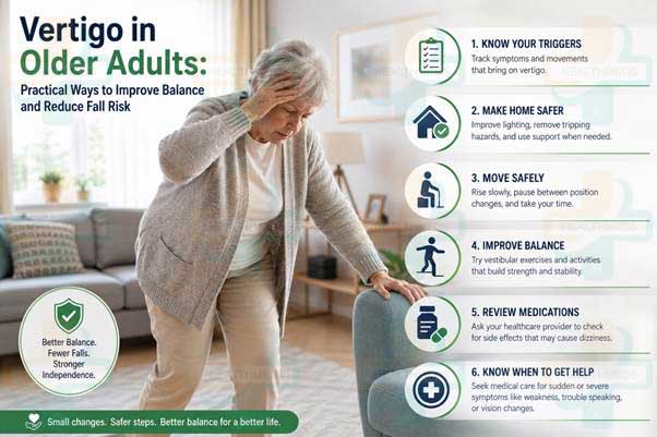 Vertigo in Older Adults: Practical Ways to Improve Balance and Reduce Fall Risk